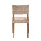 Bali & Pari Barossa Bohemian Grey Kubu Rattan and Mahogany Wood Dining Chair 245-13711-ZORO - alternate 5